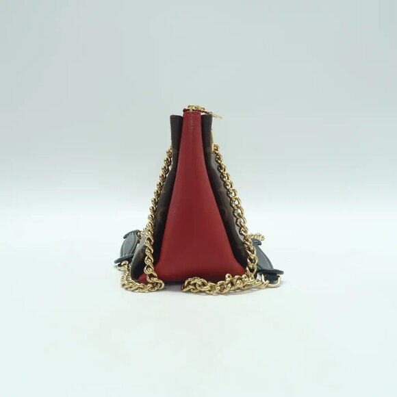 Louis Vuitton Surene BB Brown&Red Monogram Canvas Shoulder Bag 1168-052825 - Picture 4 of 12